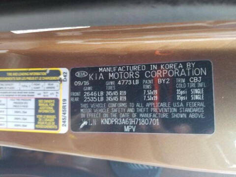 2017 Kia Sportage SX Turbo