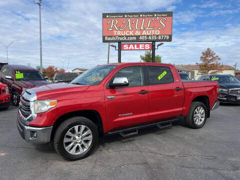 2014 Toyota Tundra for sale at RAUL'S TRUCK & AUTO SALES, INC in Oklahoma City OK
