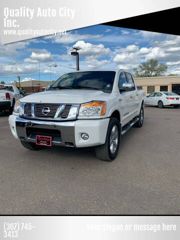 2010 Nissan Titan for sale at Quality Auto City Inc. in Laramie WY