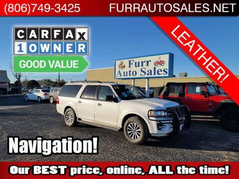 2016 Ford Expedition EL for sale at FURR AUTO SALES in Lubbock TX