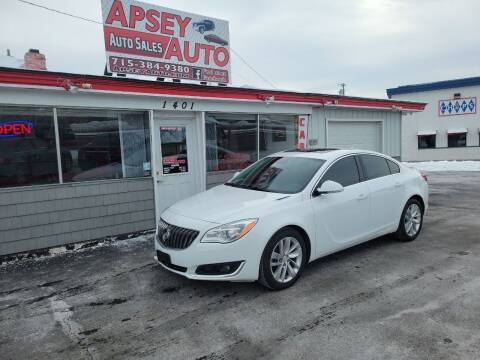 2014 Buick Regal for sale at Apsey Auto in Marshfield WI