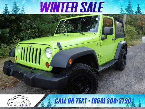 2013 Jeep Wrangler for sale at EAGLEVILLE MOTORS LLC in Storrs Mansfield CT