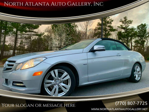 2012 Mercedes-Benz E-Class for sale at North Atlanta Auto Gallery, Inc in Alpharetta GA