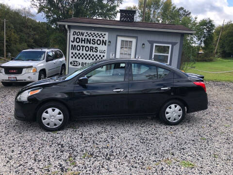 2015 Nissan Versa for sale at DON JOHNSON MOTORS LLC in Lisbon OH