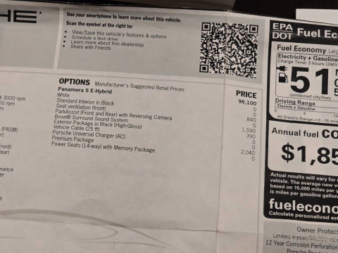 2015 Porsche Panamera S E-Hybrid