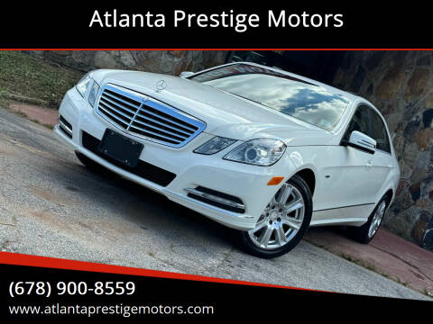 2012 Mercedes-Benz E-Class for sale at Atlanta Prestige Motors in Decatur GA