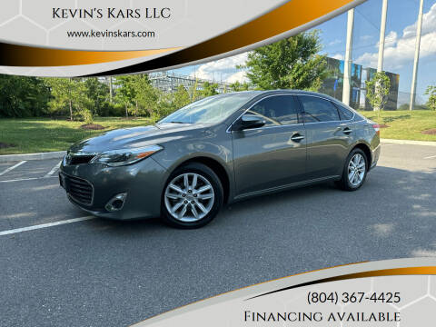 2013 Toyota Avalon for sale at Kevin's Kars LLC in Richmond VA