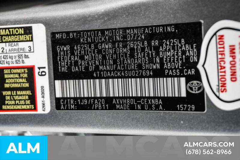 2025 Toyota Camry LE