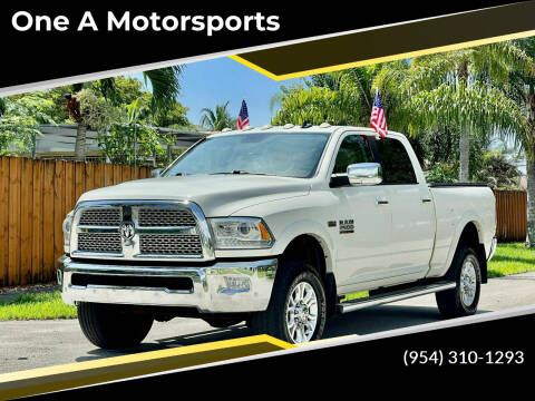 2016 RAM 2500 Laramie