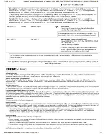 2024 Chrysler Pacifica Plug-In Hybrid