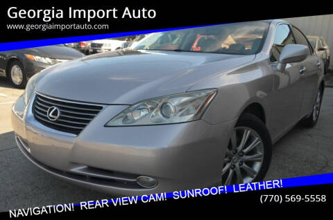 2007 Lexus ES 350 for sale at Georgia Import Auto in Alpharetta GA