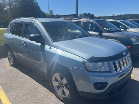 2013 Jeep Compass for sale at BURNWORTH AUTO INC in Windber PA