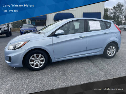 2013 Hyundai Accent for sale at Larry Whicker Motors in Kernersville NC