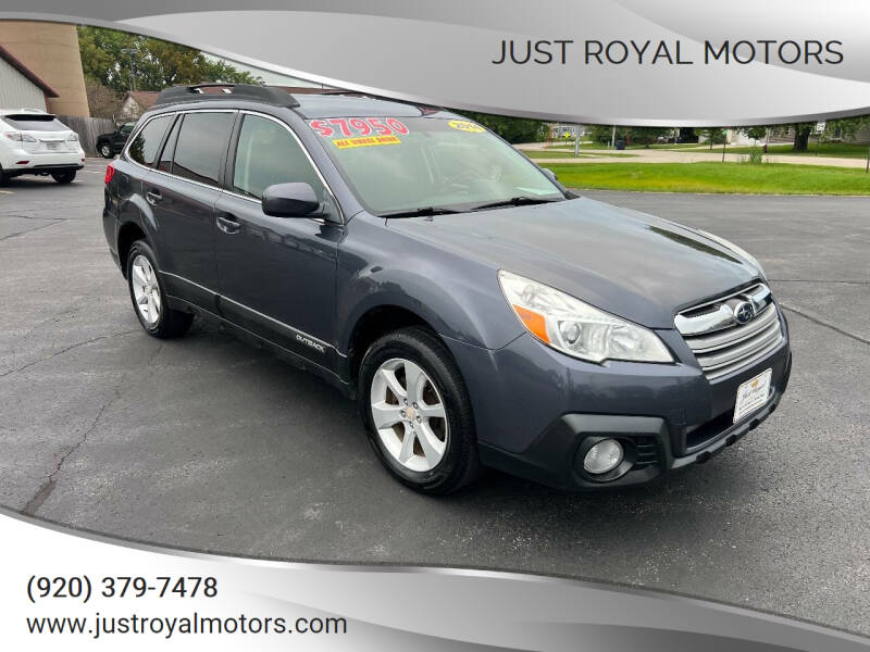 2014 Subaru Outback for sale at Just Royal Motors in Omro WI