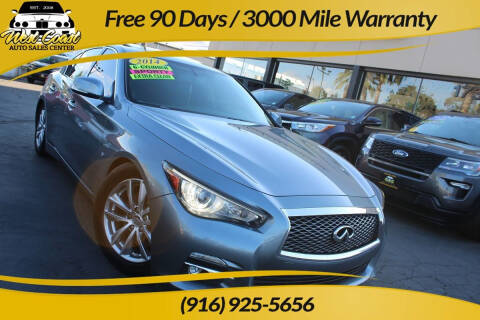2014 Infiniti Q50 for sale at West Coast Auto Sales Center in Sacramento CA