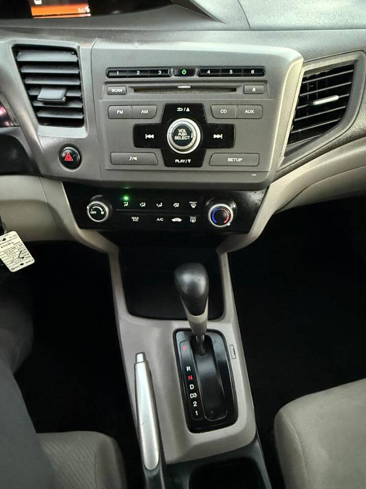 2012 Honda Civic LX 4dr Sedan 5A - Gray exterior view 17