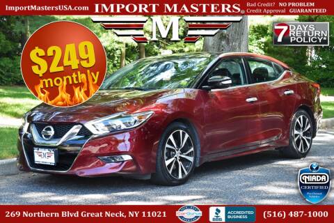 2017 Nissan Maxima for sale at Import Masters in Great Neck NY