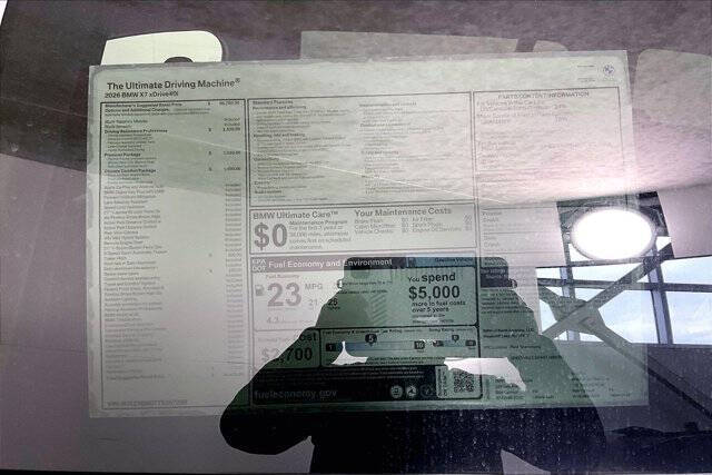 2026 BMW X7 xDrive40i