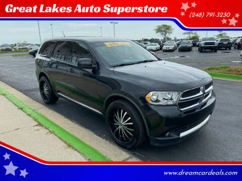 2011 Dodge Durango for sale at Great Lakes Auto Superstore in Waterford Township MI