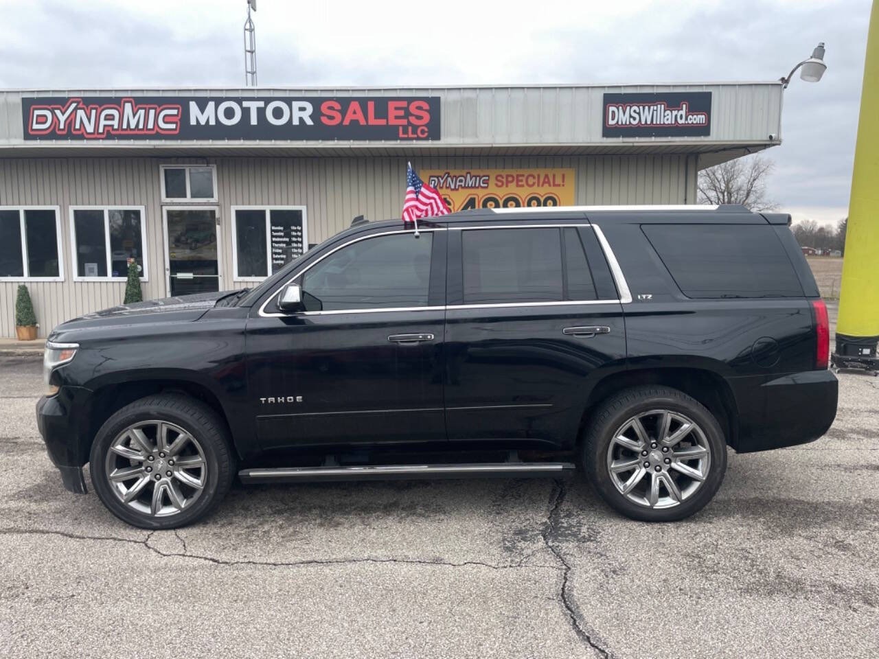 2015 Chevrolet Tahoe for sale at Dynamic Motor Sales LLC in Willard, OH