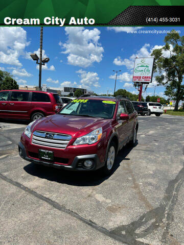 2014 Subaru Outback for sale at Cream City Auto in Milwaukee WI