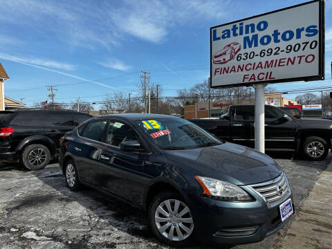 2013 Nissan Sentra for sale at Latino Motors in Aurora IL