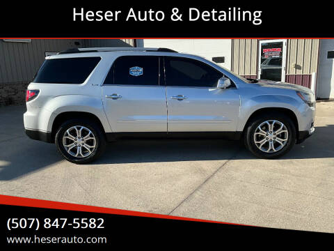 2015 GMC Acadia for sale at Heser Auto & Detailing in Jackson MN