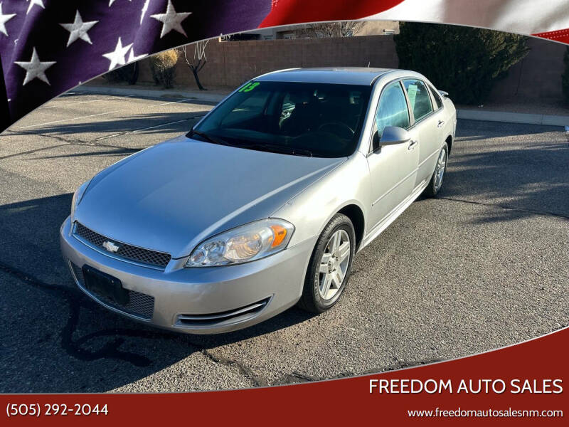 2013 Chevrolet Impala for sale at Freedom Auto Sales in Albuquerque NM