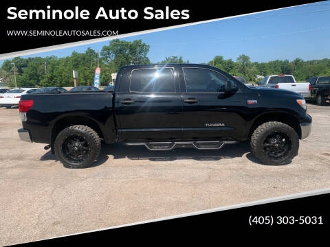 2013 Toyota Tundra for sale at Seminole Auto Sales in Seminole OK