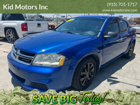 2014 Dodge Avenger for sale at Kid Motors Inc in El Paso TX