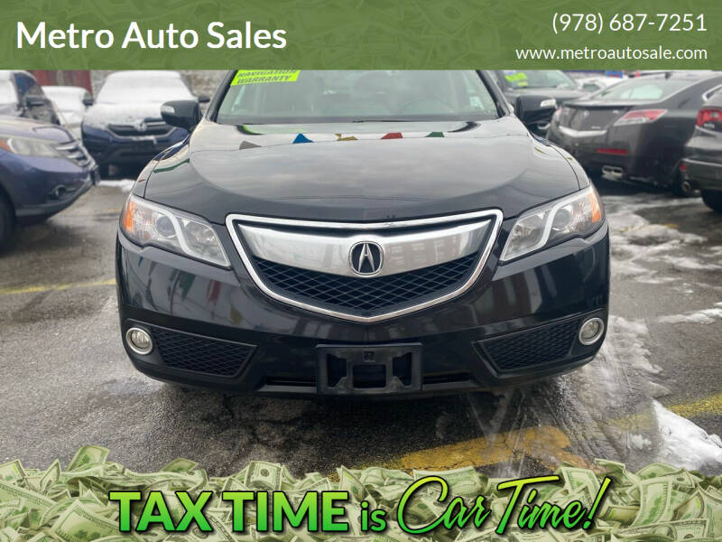 2014 Acura RDX for sale at Metro Auto Sales in Lawrence MA