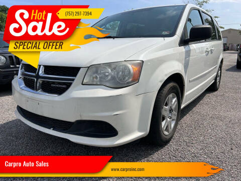 2011 Dodge Grand Caravan for sale at Carpro Auto Sales in Chesapeake VA