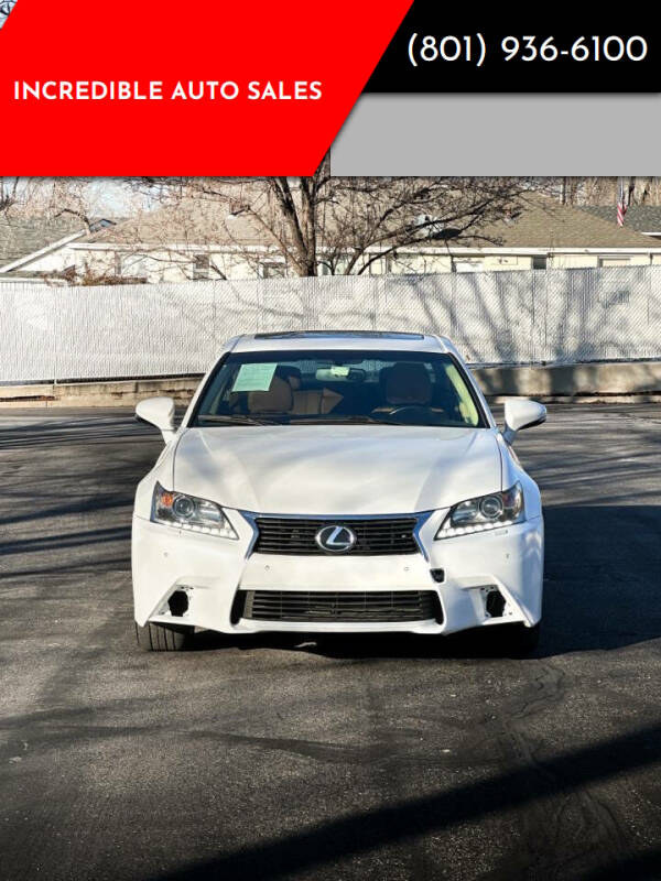 2014 Lexus GS 350 for sale at INCREDIBLE AUTO SALES in Bountiful UT