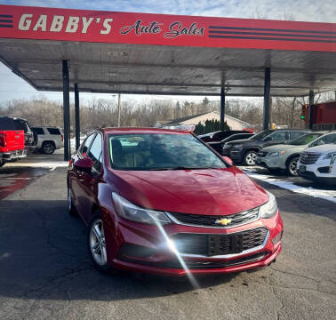 2017 Chevrolet Cruze for sale at GABBY'S AUTO SALES in Valparaiso IN