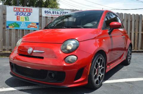 2015 FIAT 500 for sale at ALWAYSSOLD123 INC in Fort Lauderdale FL