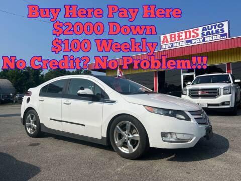 2012 Chevrolet Volt for sale at ABED'S AUTO SALES in Halifax VA
