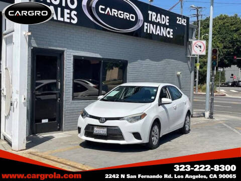 2016 Toyota Corolla for sale at Car Gro in Los Angeles CA