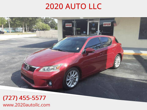 2012 Lexus CT 200h for sale at 2020 AUTO LLC in Clearwater FL