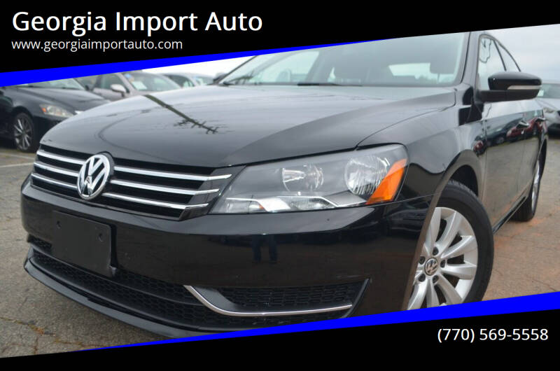 2013 Volkswagen Passat for sale at Georgia Import Auto in Alpharetta GA