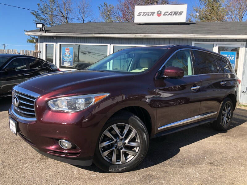 2013 Infiniti JX35 for sale at Star Cars LLC in Glen Burnie MD
