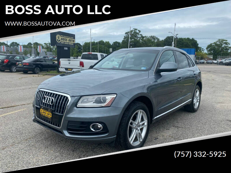 2013 Audi Q5 for sale at BOSS AUTO LLC in Norfolk VA