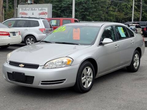 2008 Chevrolet Impala for sale at United Auto Sales & Service Inc in Leominster MA