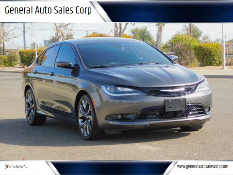 2016 Chrysler 200 for sale at General Auto Sales Corp in Sacramento CA