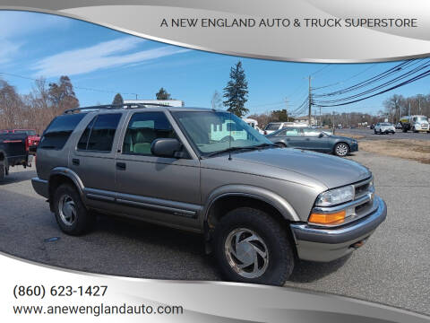 2000 Chevrolet Blazer for sale at A NEW ENGLAND AUTO & TRUCK SUPERSTORE in East Windsor CT