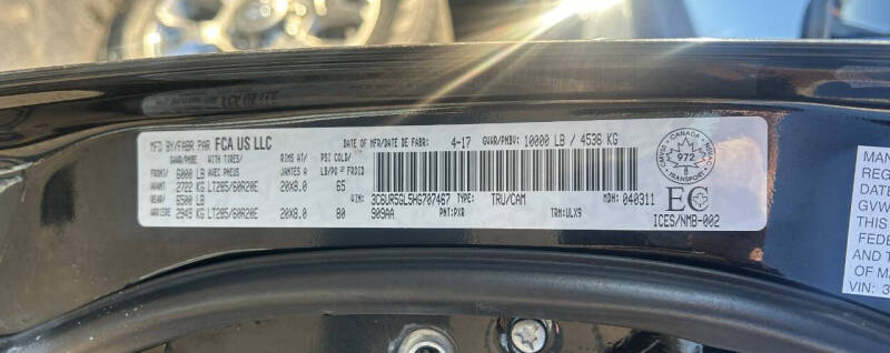 2017 RAM 2500 Laramie Limited