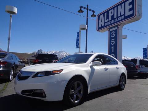2014 Acura TL for sale at Alpine Auto Sales in Salt Lake City UT