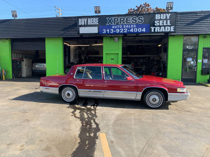 1992 Cadillac DeVille for sale at Xpress Auto Sales in Roseville MI