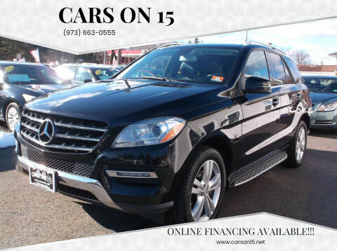 2012 Mercedes-Benz M-Class for sale at Cars On 15 in Lake Hopatcong NJ
