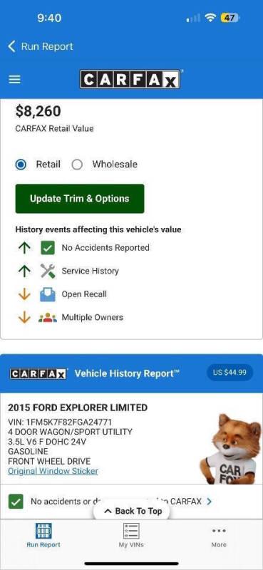 2015 Ford Explorer Limited