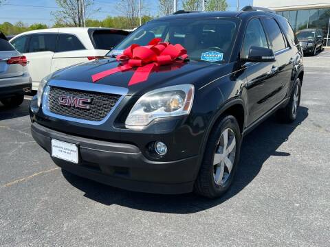 2012 GMC Acadia for sale at Charlotte Auto Group, Inc in Monroe NC